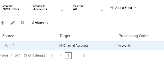 The Account member mapping is listed on the page